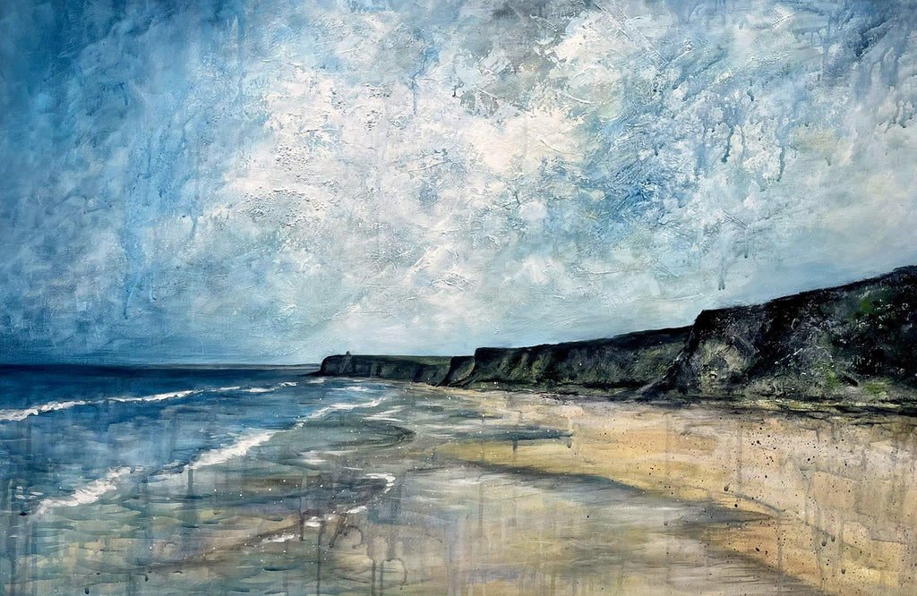 Frankie Creith Art - Benone Beach Original Artwork - Northern Ireland