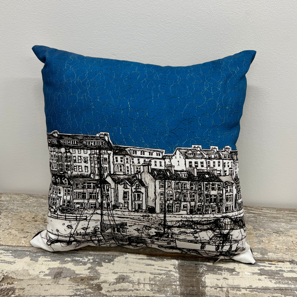 Stitched Portrush Kerr Street cushion