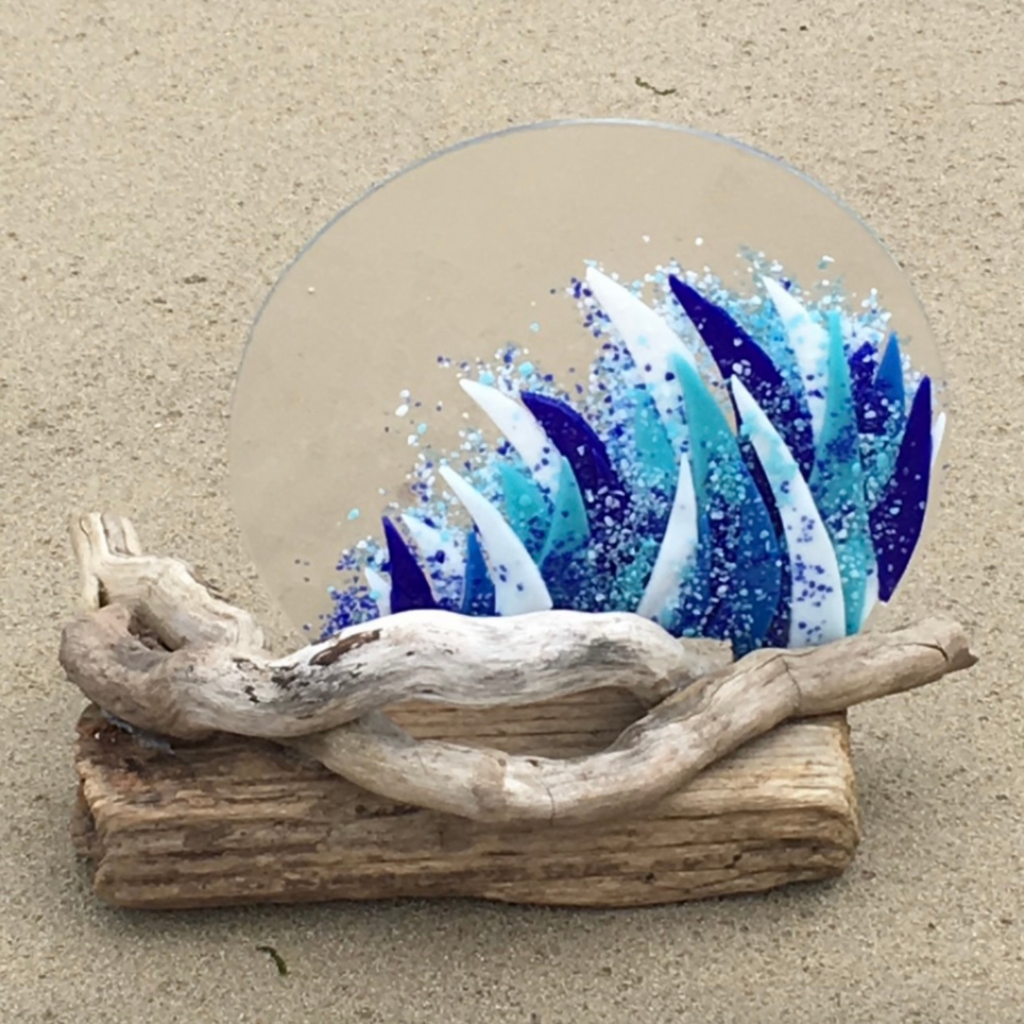 Frankie Creith Fused Glass Wave Workshop with Natasha Duddy 2024