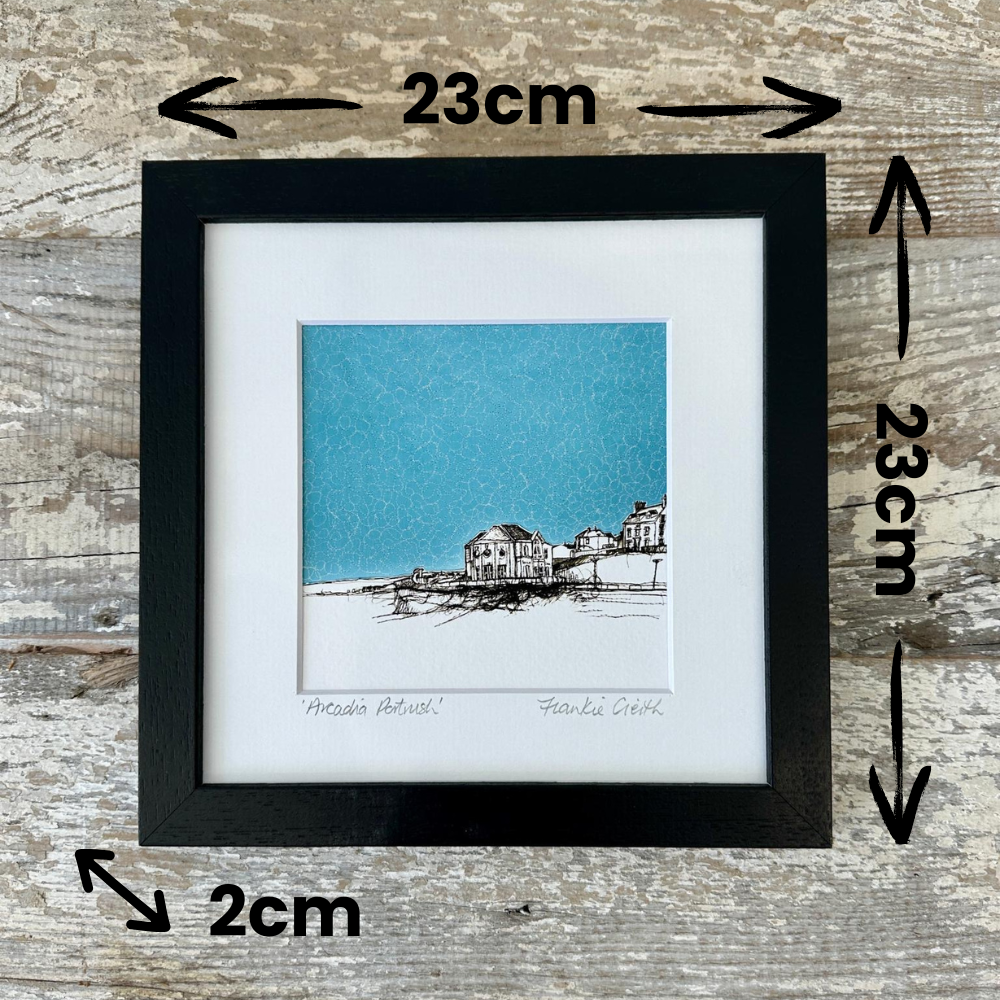 Arcadia Portrush Stitched North Coast Giclee Print by Frankie Creith