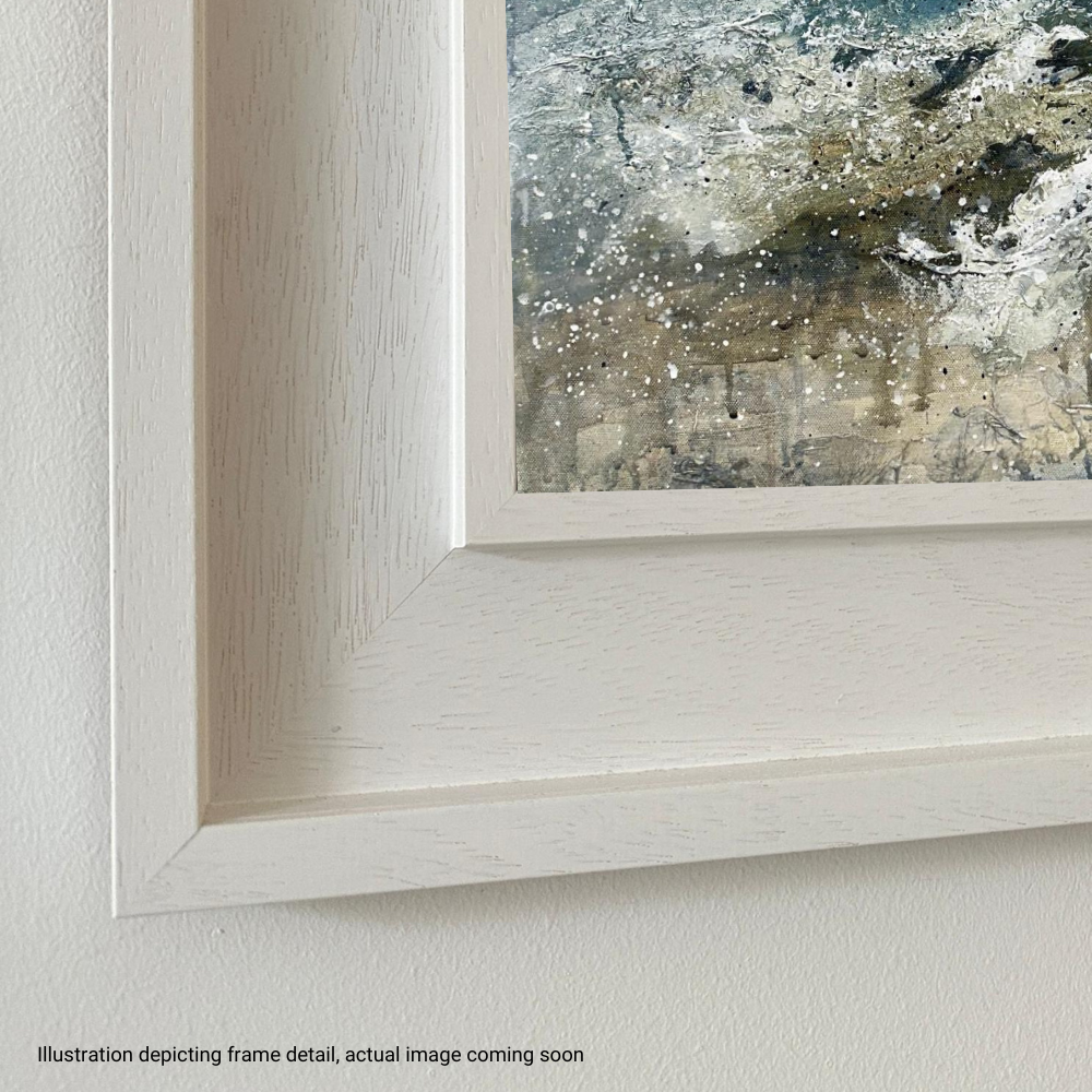 Calm Original Artwork by Frankie Creith (Frame Detail)