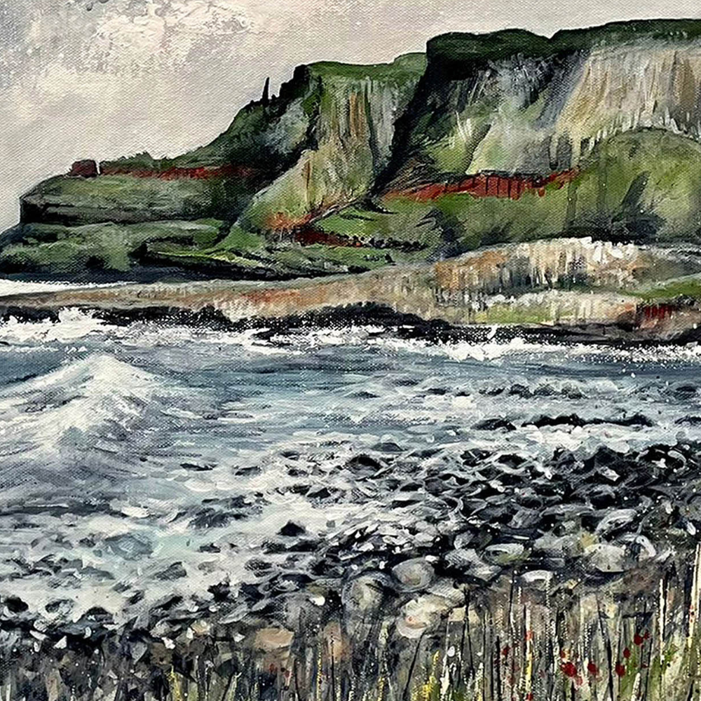 Causeway Headland Giclee Print by Frankie Creith (Detail)