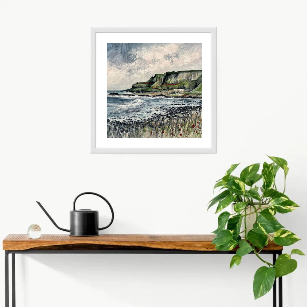 Causeway Headland Giclee Print by Frankie Creith (On Wall)