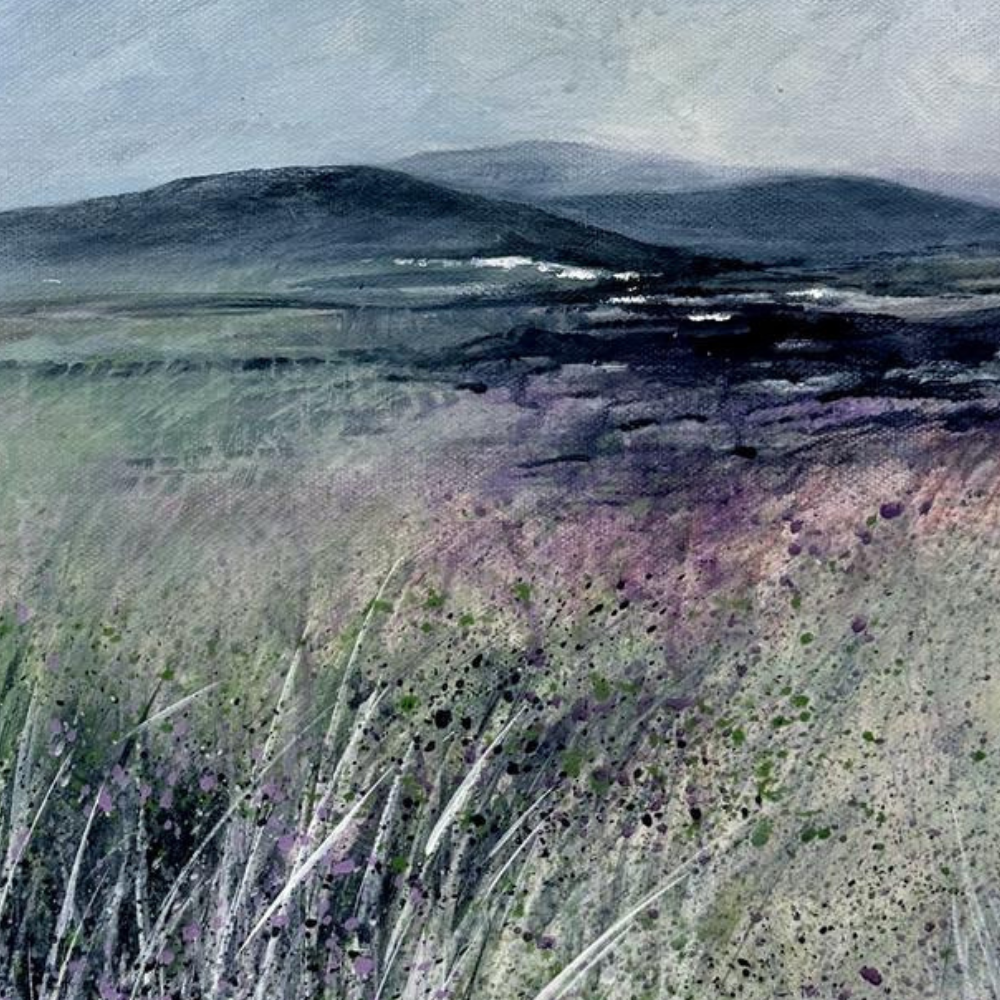 Donegal Landscape One by Frankie Creith (Close Up)