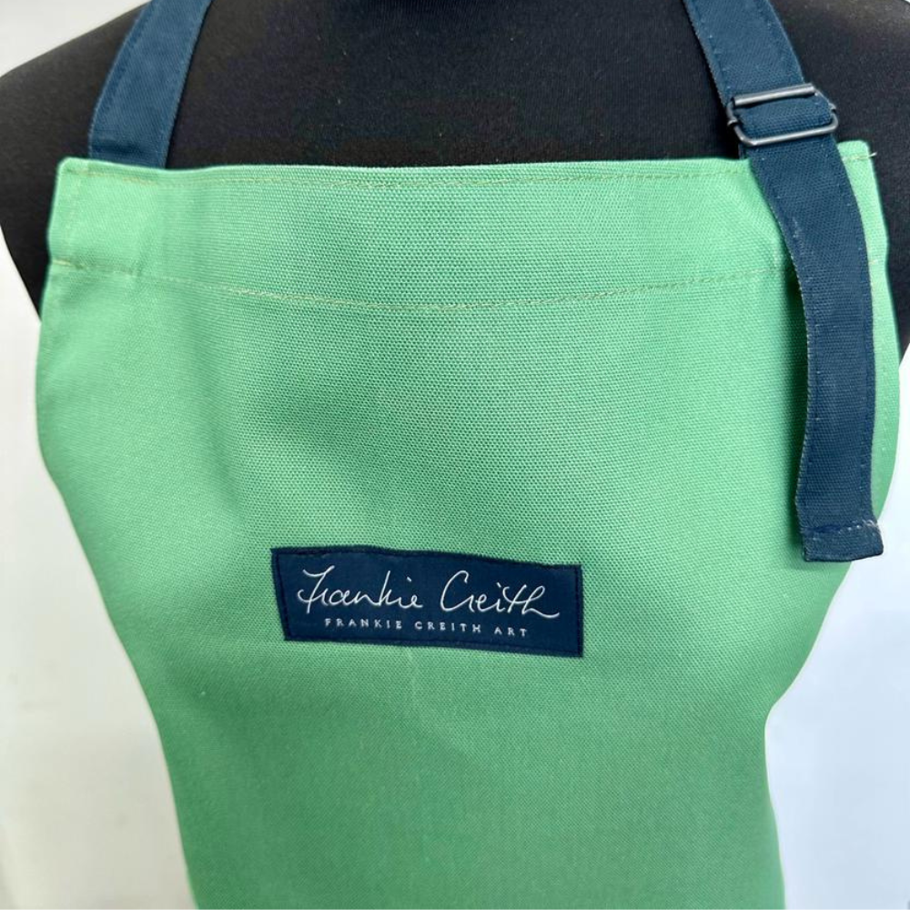 Dunluce Castle Apron by Frankie Creith bib close up