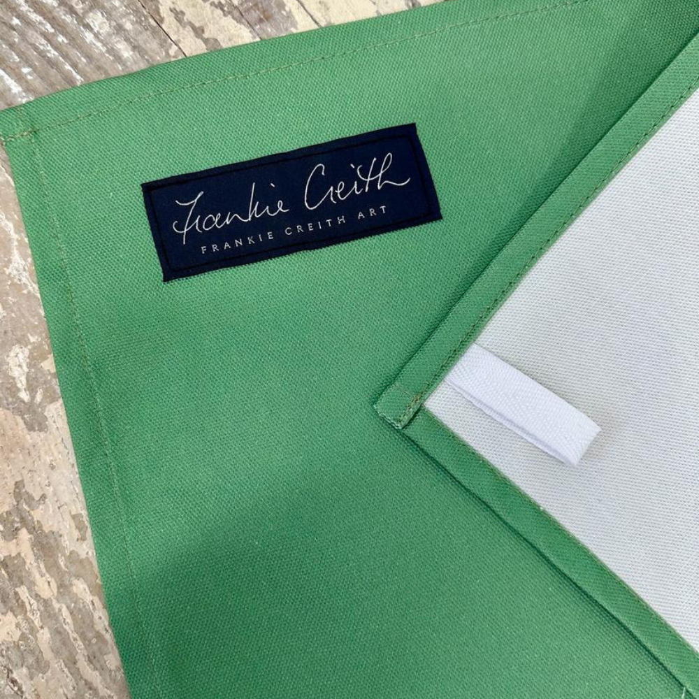 Dunluce Castle Tea Towel by Frankie Creith Close Up