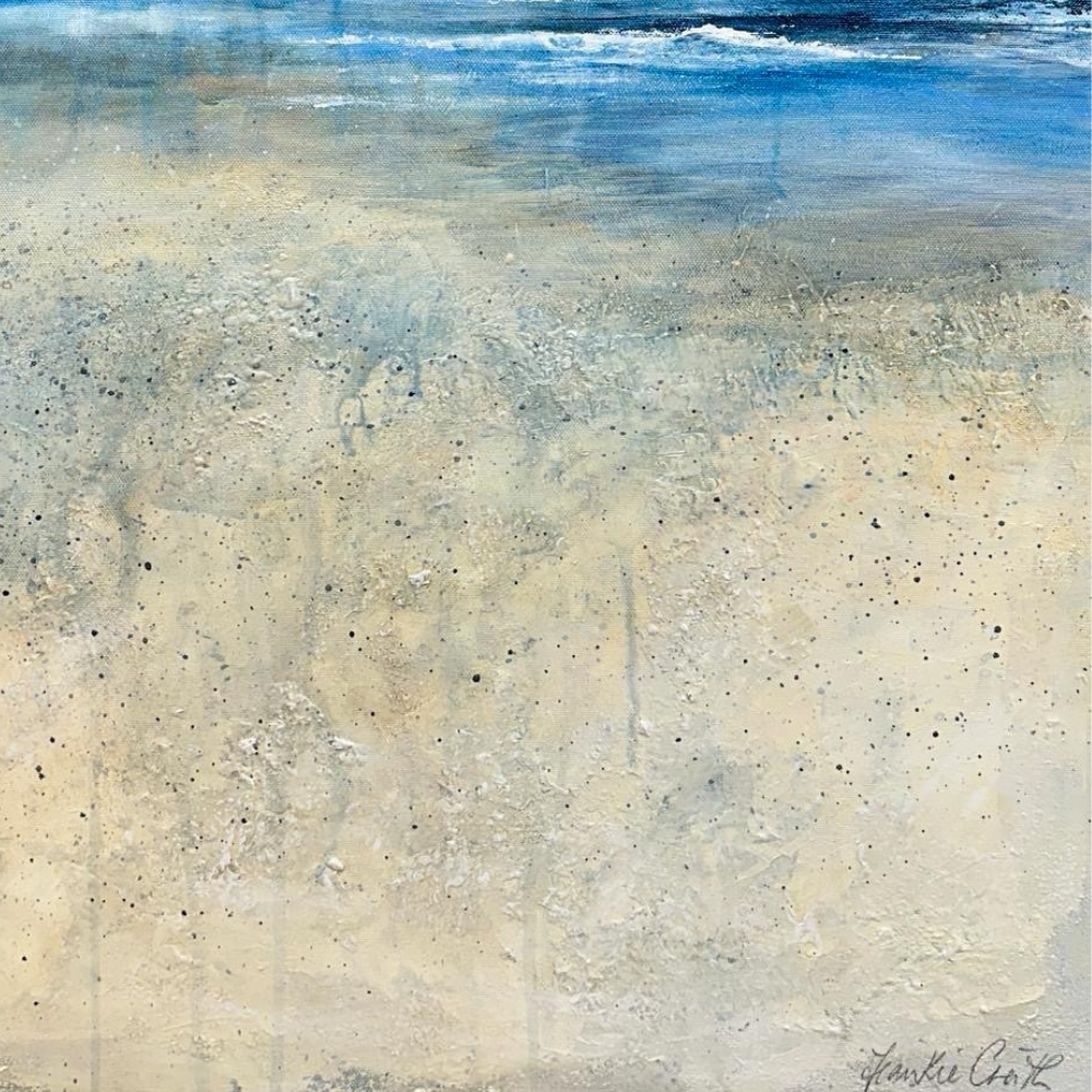 Dusk Original Artwork by Frankie Creith  (Beach Close Up)