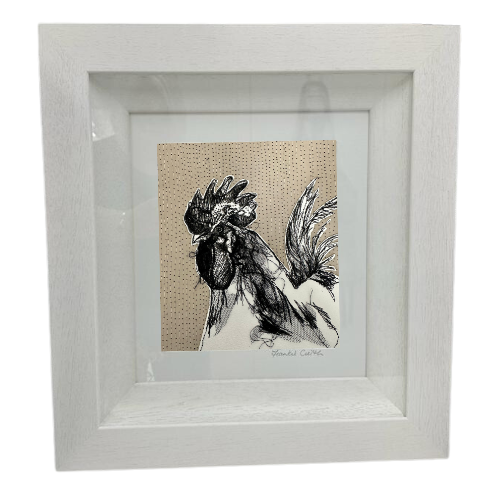 Farm Animals Dog by Frankie Creith Northern Ireland (framed)