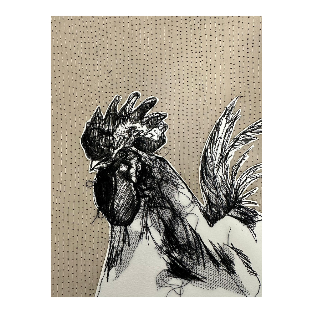Farm Animals Chicken by Frankie Creith Northern Ireland Artist