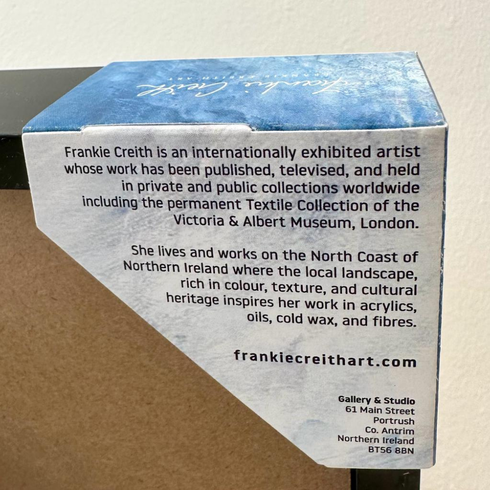 Farm Animals Cow Box Framed Print (Large Black rear view label)