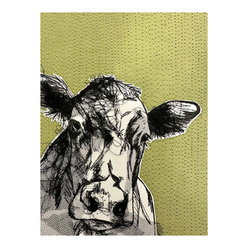 Farm Animals Cow Original Artwork by Frankie Creith Northern Ireland Artist