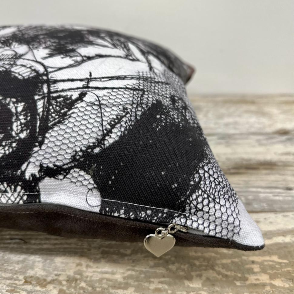 Farm Animals Pig Cushion by Frankie Creith Northern Ireland Artist close up