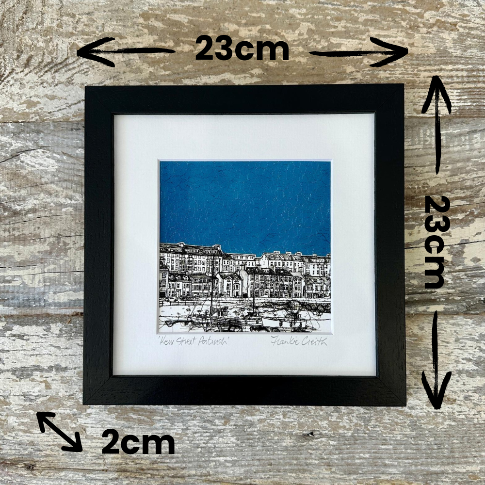 Kerr Street Portrush Stitched North Coast Giclee Print by Frankie Creith