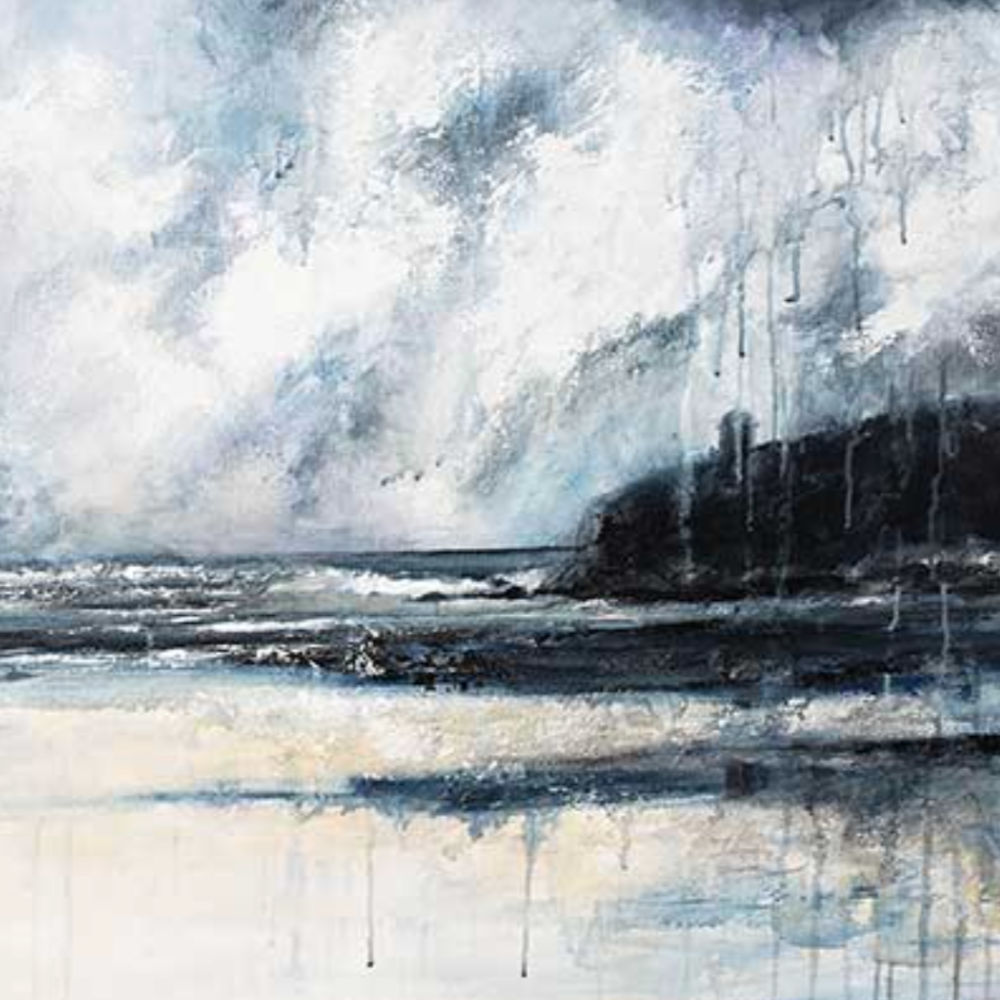 Mussenden Tea Towel artwork by Frankie Creith Northern Ireland