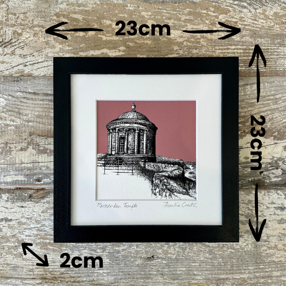 Mussenden Temple Pen and Ink Giclee Print by Frankie Creith