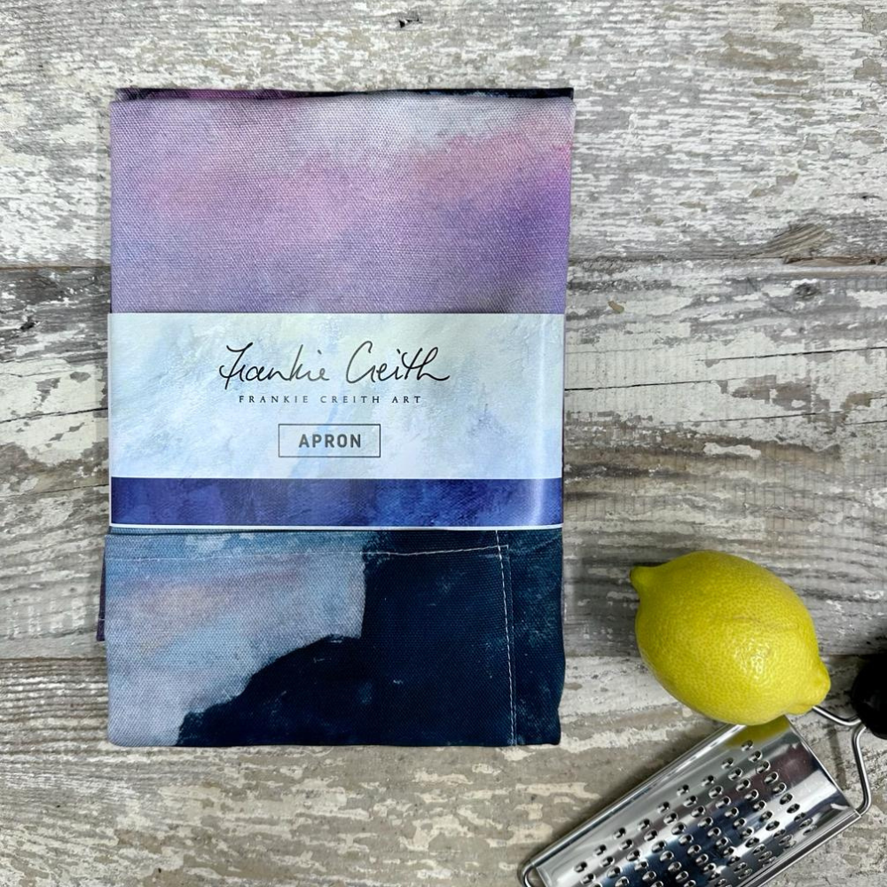 Pink Causeway Apron by Frankie Creith Northern Ireland Sleeve Packaging