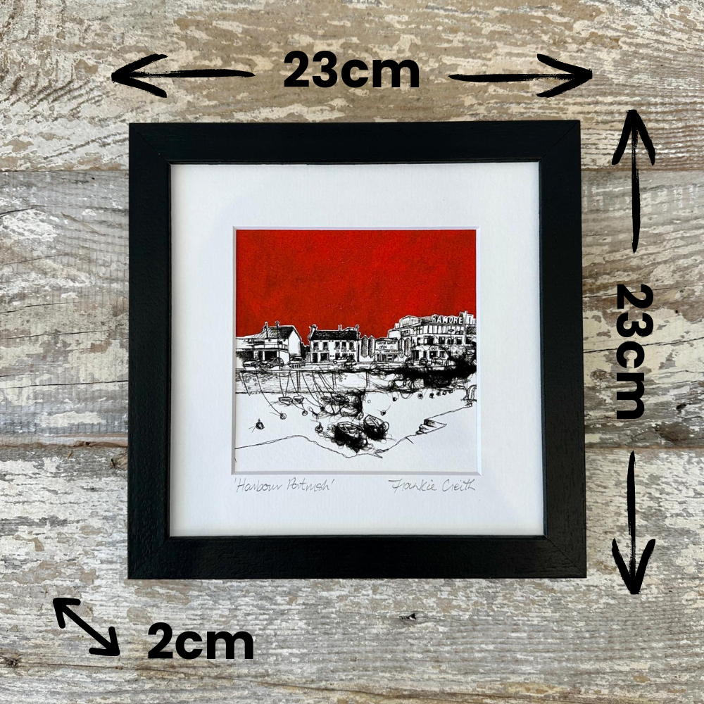 Portrush Harbour Stitched North Coast by Frankie Creith