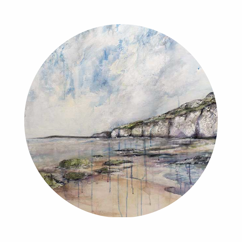 North Coast Coasters by Frankie Creith Portrush (Purple Whiterocks Portrush)