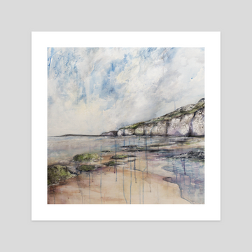 Purple Whiterocks Fine Art Print by Artist Frankie Creith.