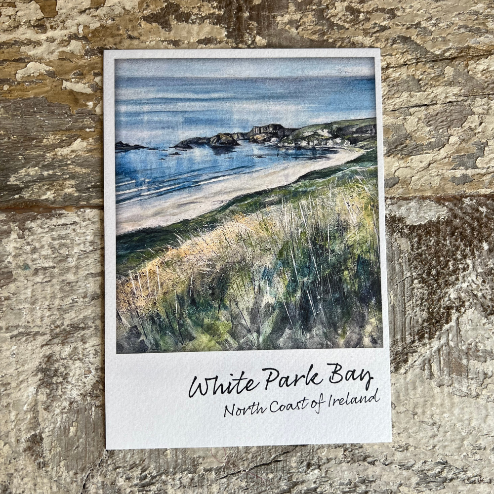 Whitepark Bay Postcard Northern Ireland by Frankie Creith