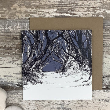 The Dark Hedges Greeting Card by Frankie Creith