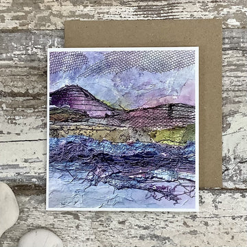 Irish Landscape River greeting card with envelope