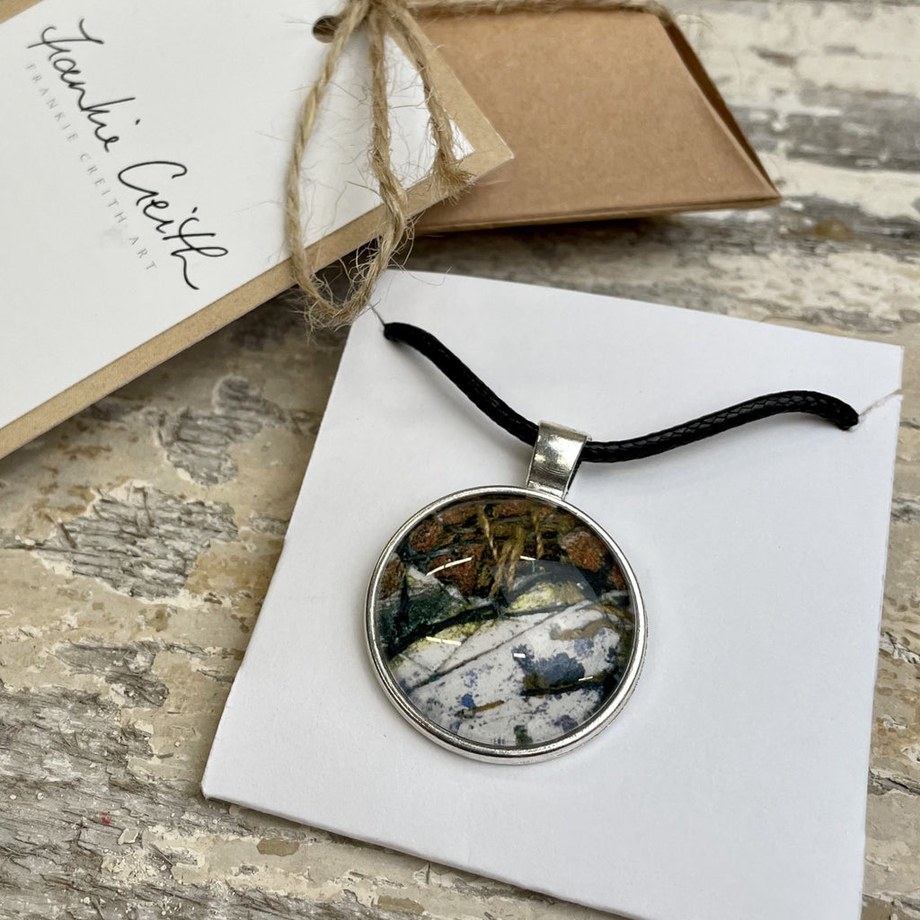 North Coast Art Print Necklace by Frankie Creith