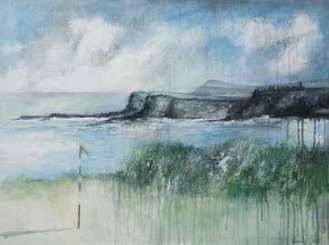 Coastal Golf original artwork by Frankie Creith