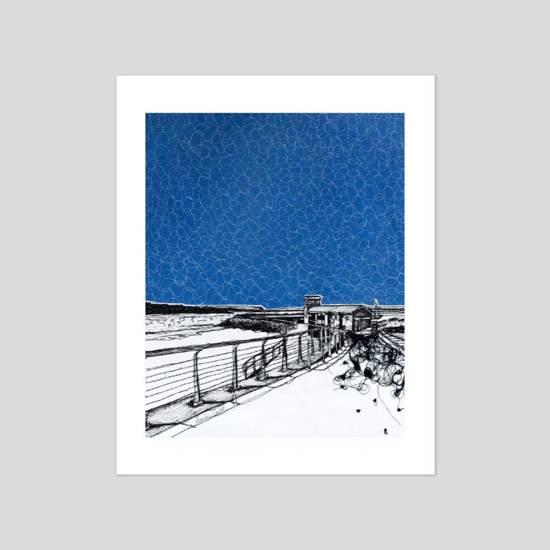 Babushka Portrush giclée print (portrait)