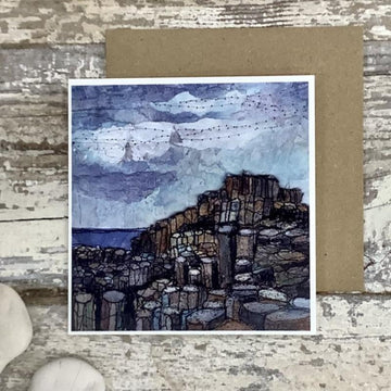 Giant's Causeway Stones Greeting Card