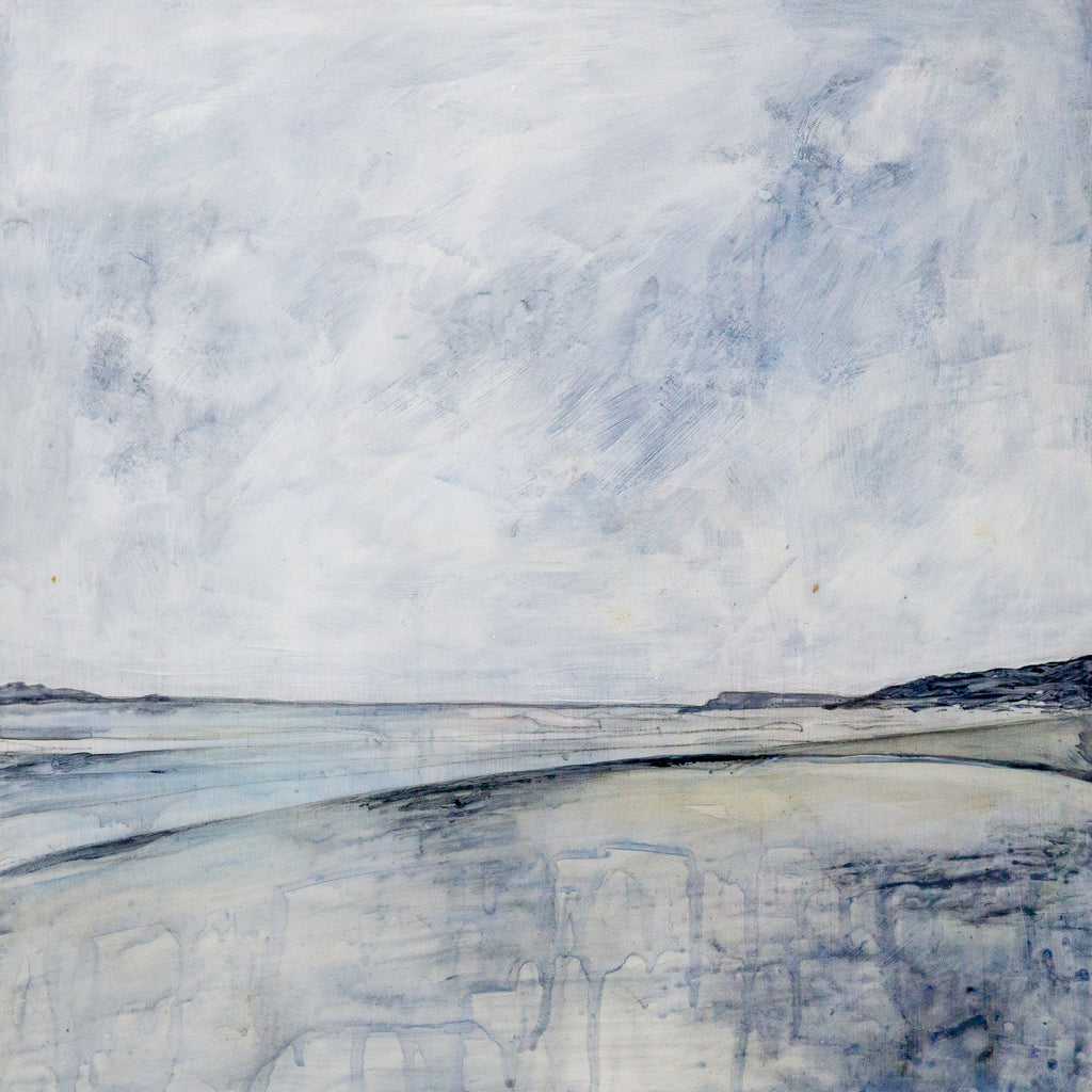 'Curran Point in Blue' an original painting by Frankie Creith.