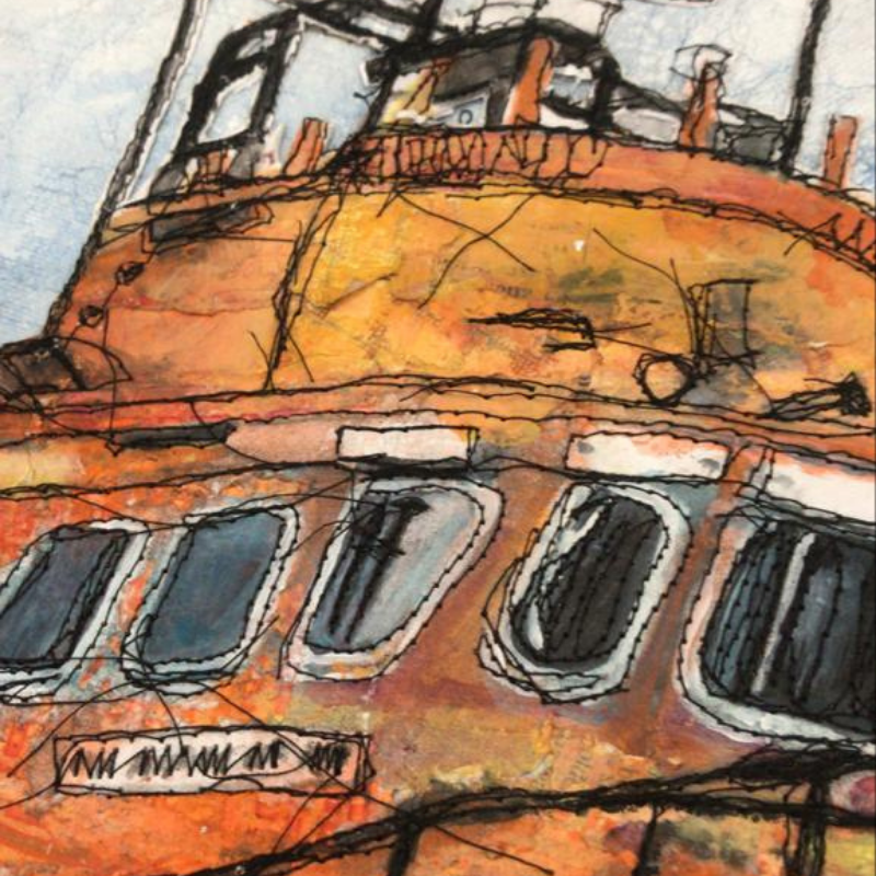 'RNLI LIFEBOAT WILLIAM GORDON BURR' Giclee Print - Frankie Creith