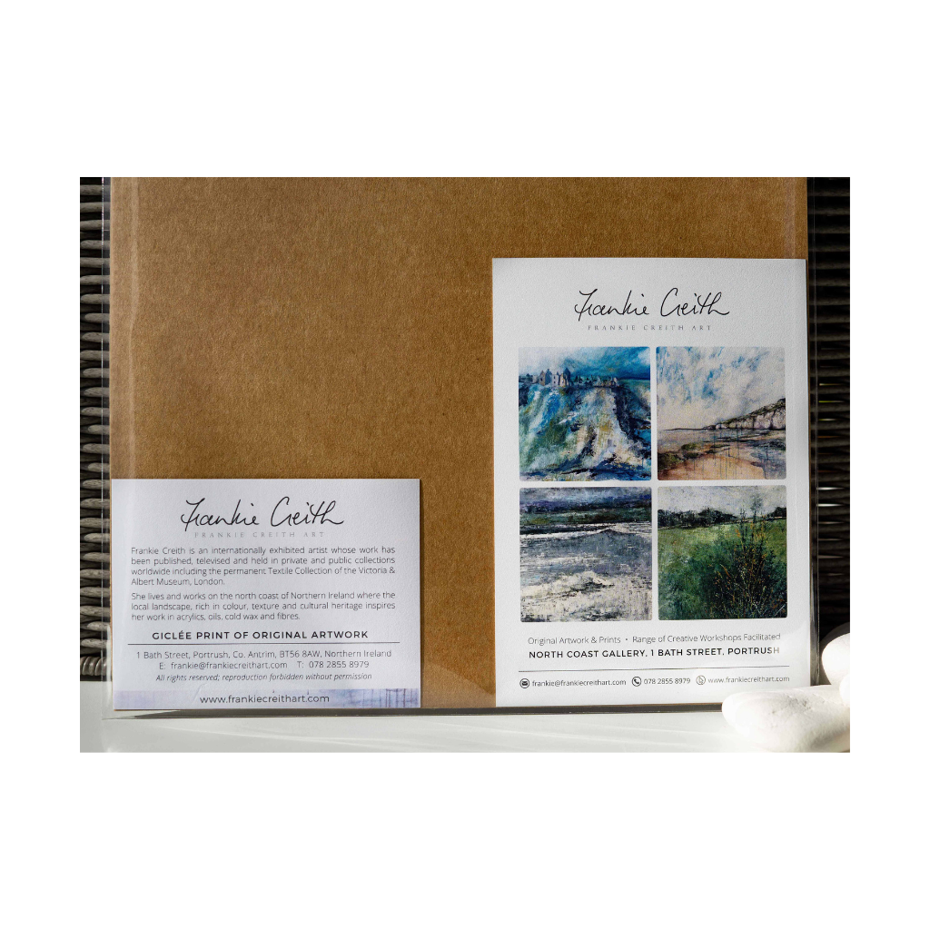 Artist postcard and packaging Harbour Portrush
