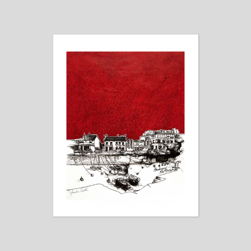 Harbour Portrush giclée print portrait