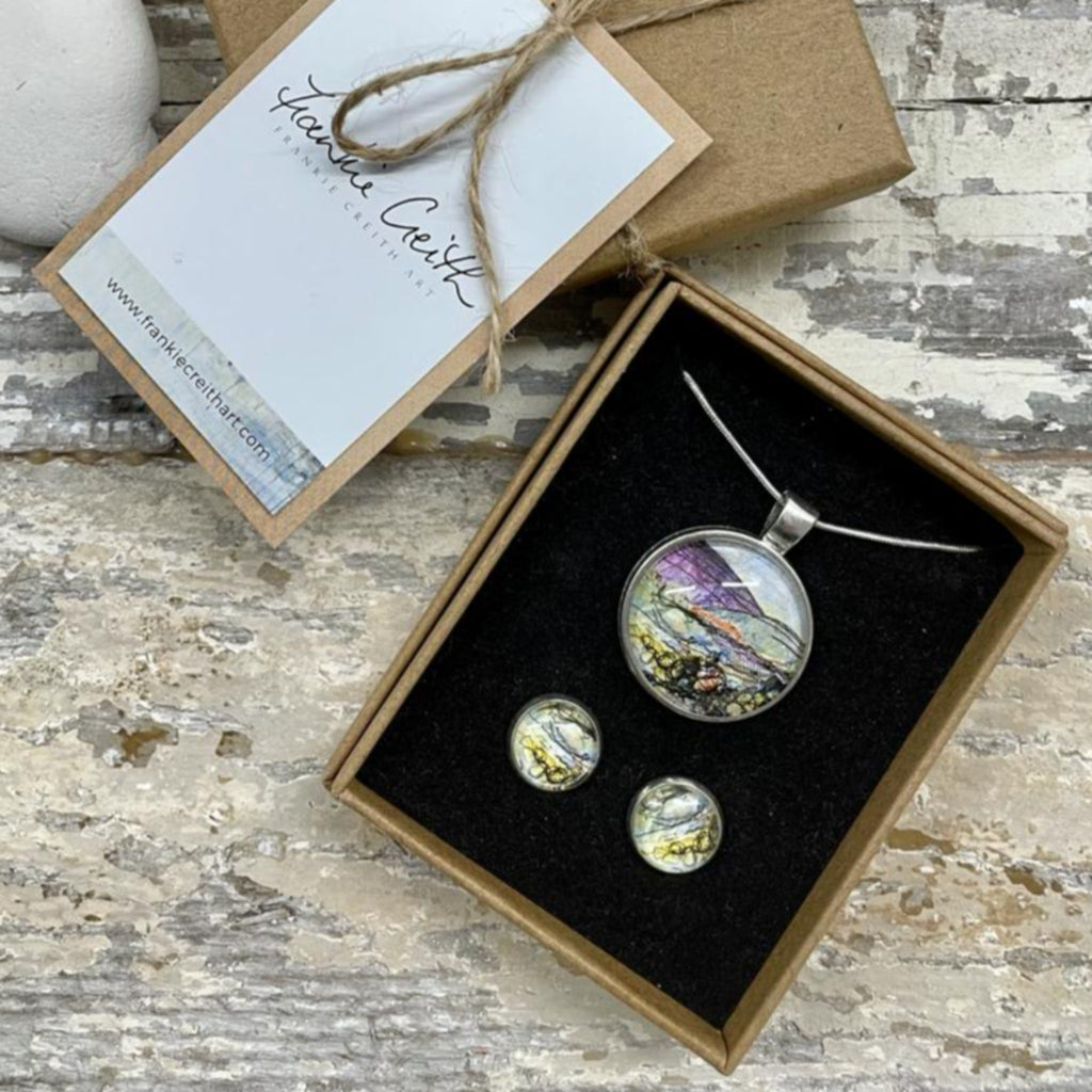 North Coast Art Print Jewellery Set by Frankie Creith