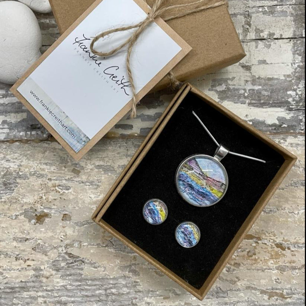 North Coast Art Print Jewellery Set by Frankie Creith