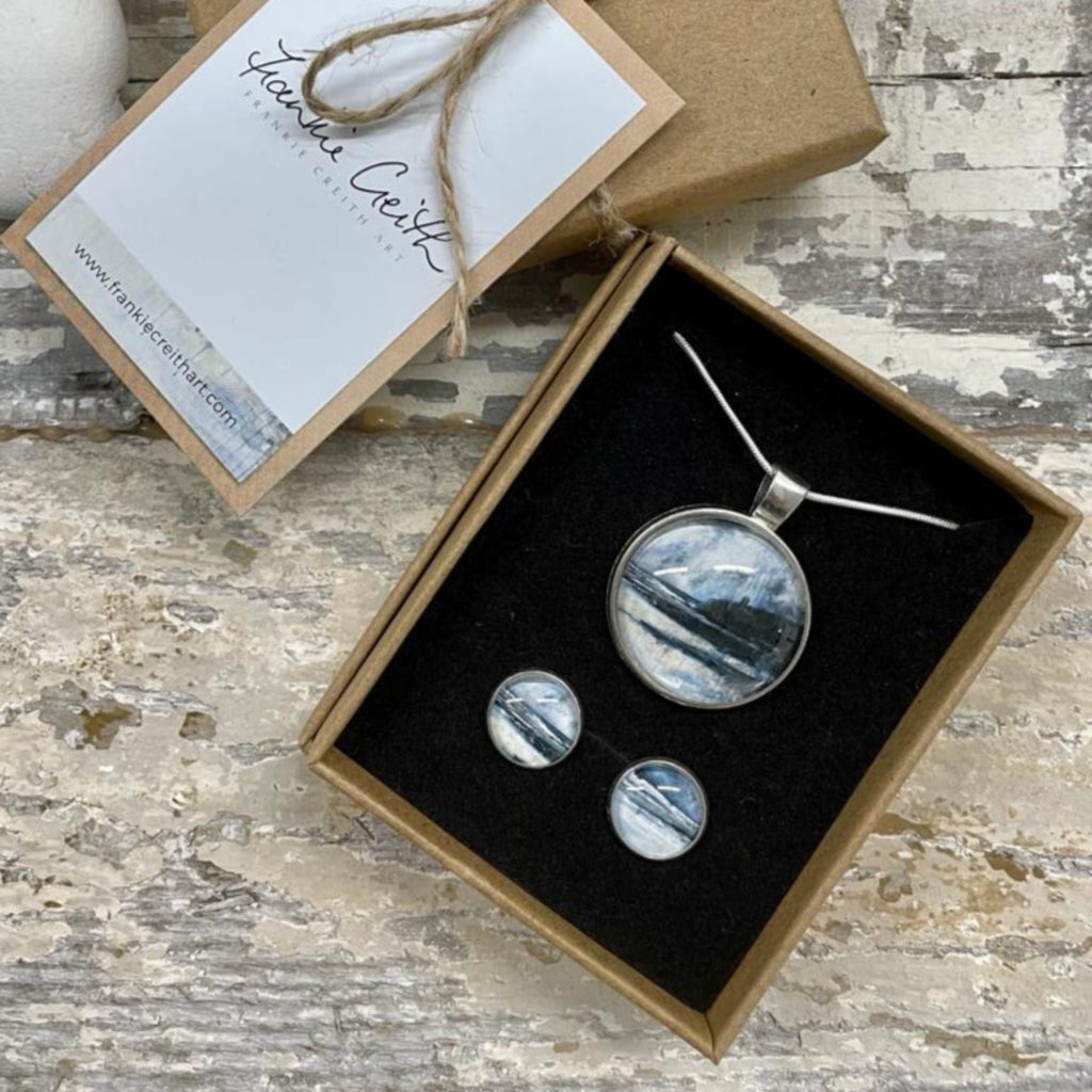 Mussenden Art Print Jewellery Set by Frankie Creith