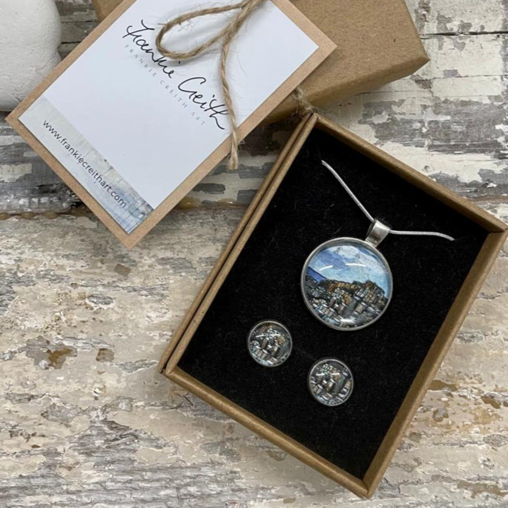 NorthGiant's Causeway Art Print Jewellery Set by Frankie Creith