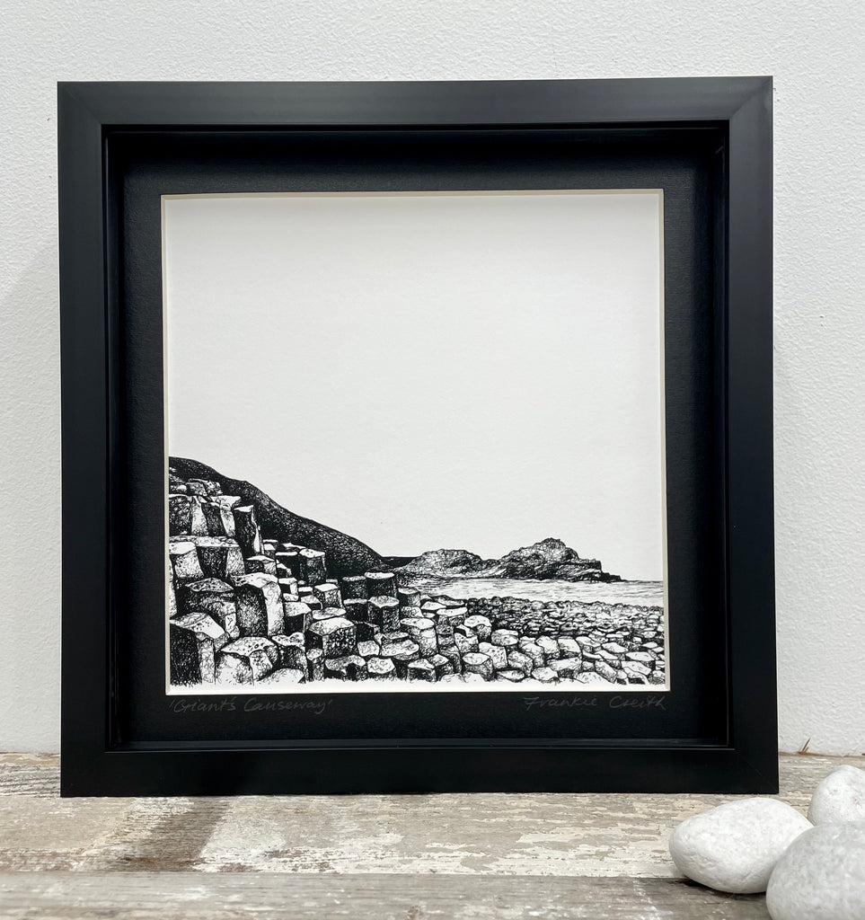 The Giant's Causeway giclee print wall art by Frankie Creith