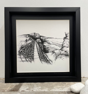 Carrick-a-Rede Rope Bridge Giclée Print