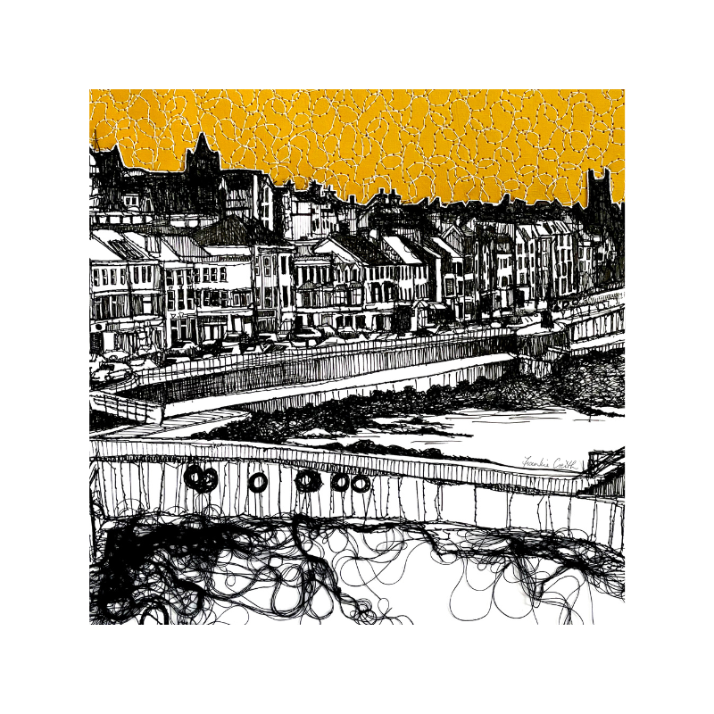 Stitched North Coast Greeting Cards Portstewart