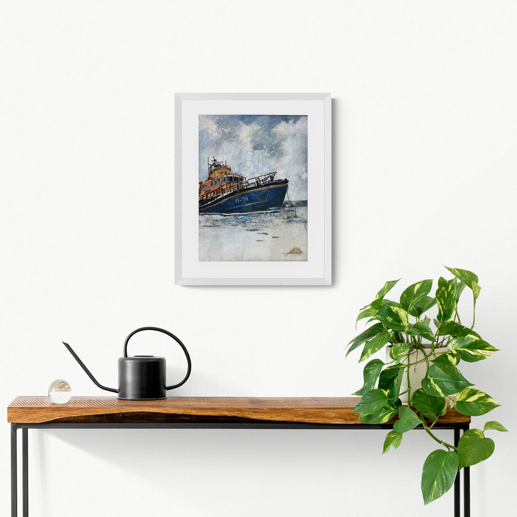 'RNLI LIFEBOAT WILLIAM GORDON BURR' Giclee Print - Frankie Creith