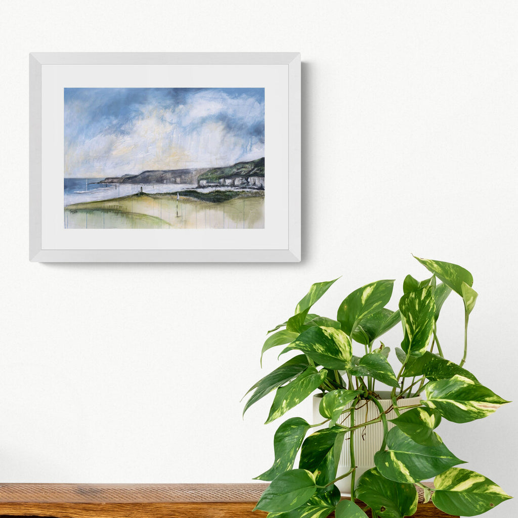 Royal Portrush by Frankie Creith hanging on a wall