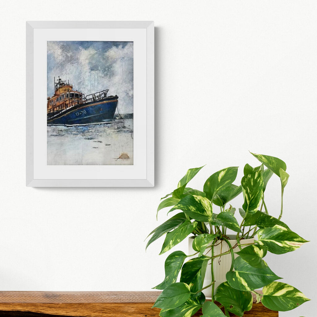 'RNLI LIFEBOAT WILLIAM GORDON BURR' Giclee Print - Frankie Creith