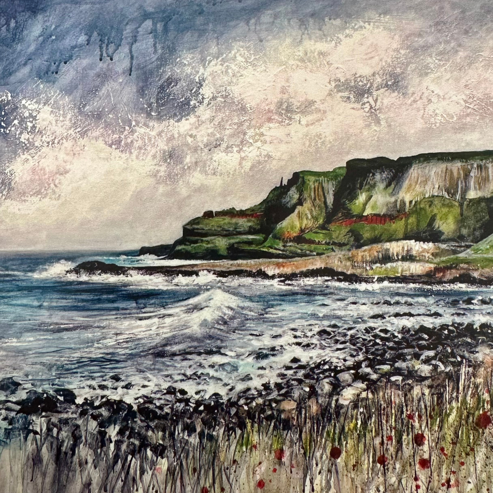 Causeway Headland Box Framed Print detailed view