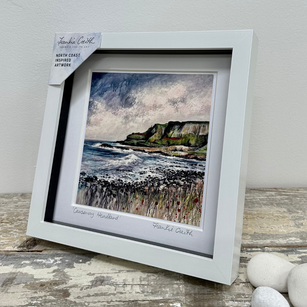Causeway Headland Box Framed Print side view