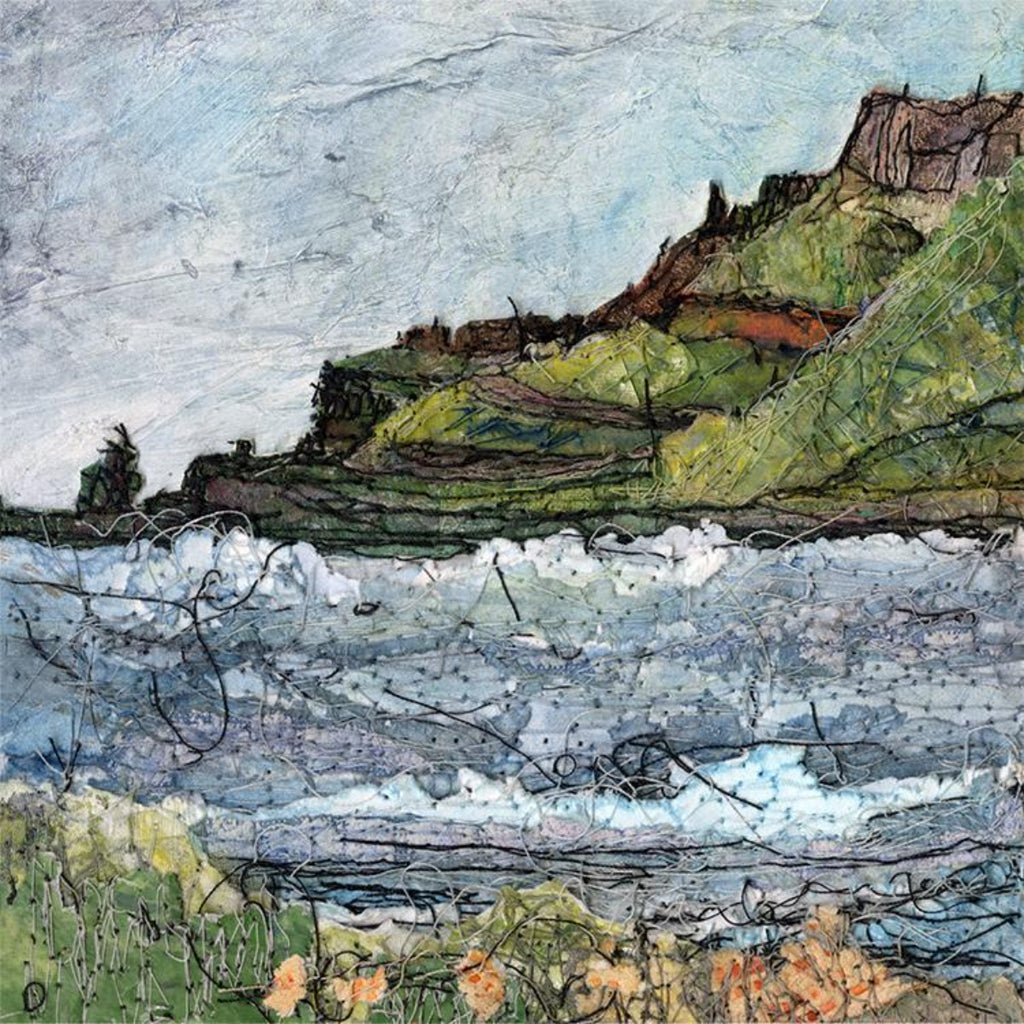 Giants Causeway east Greeting Card detailed view