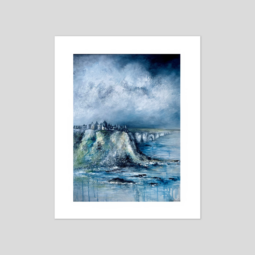 Dunluce Giclee Print in Portrait