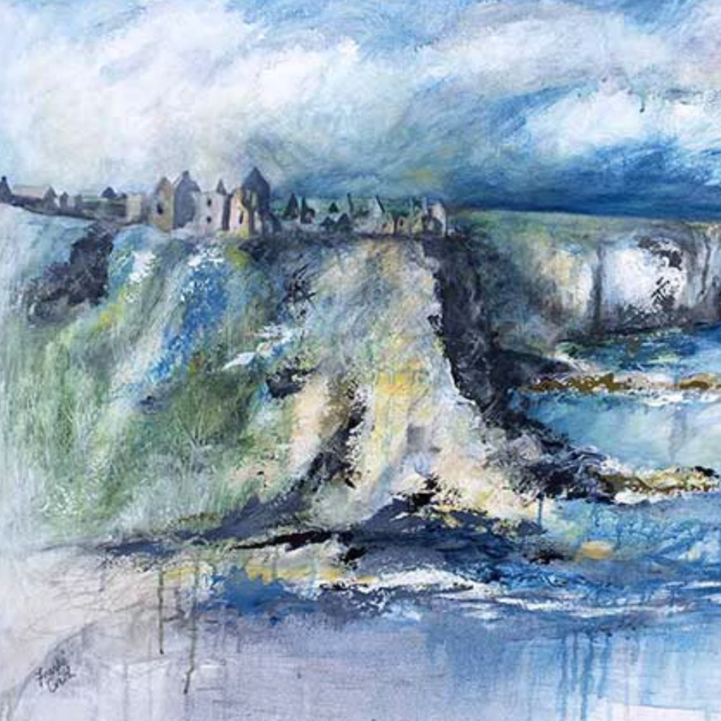 Dunluce Wax Hurricane Lantern print