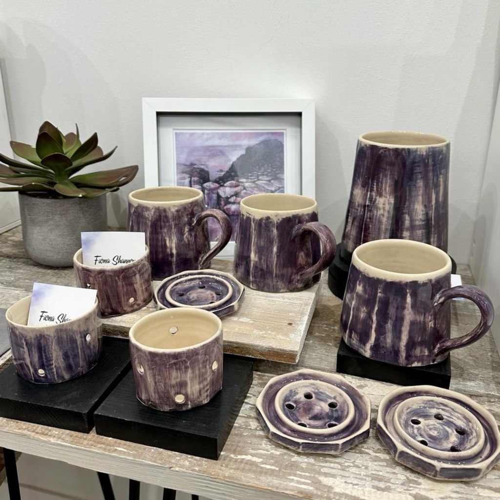 Fiona Shannon Pink Causeway Ceramic Collection